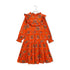 Orange Lawn Dress